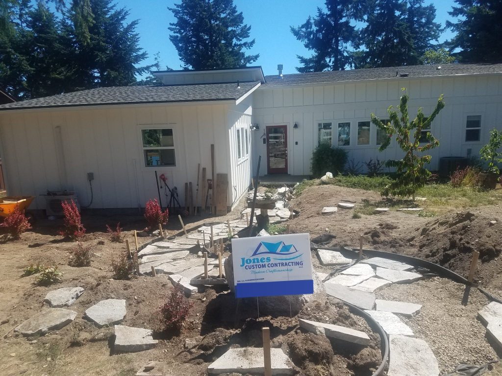 Completed guest suite addition on a Port Townsend home
